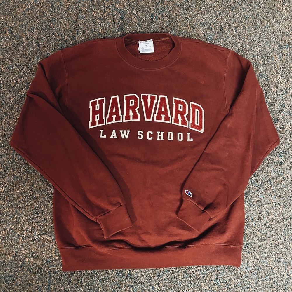 Harvard Law School Vintage Champion Crewneck